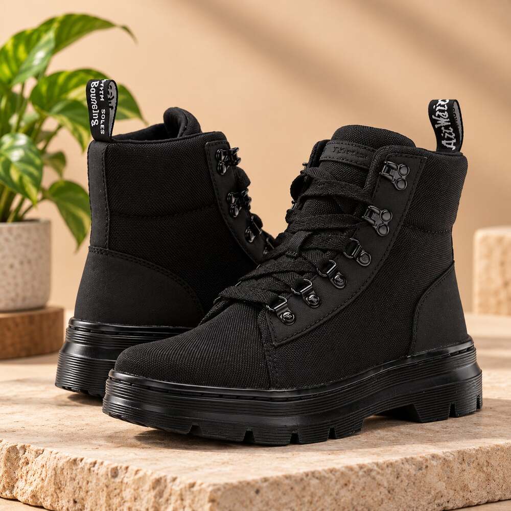 NWT Dr. Martens Combs W Women's Combat Boots Black Size 10